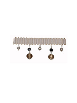 MINI BEAD FRING | PLATINUM