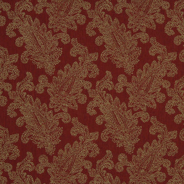 Paisley Puff | Red Hot - Upholstery - Fabric
