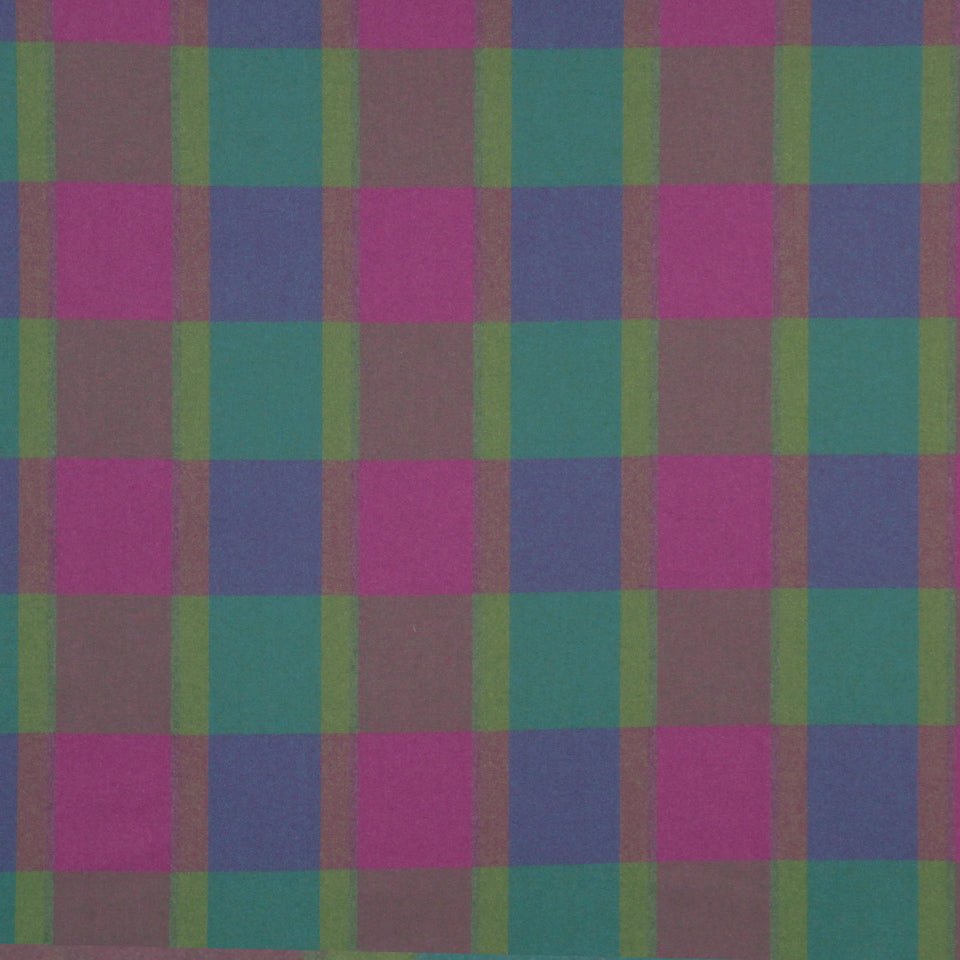 Plaid Wool | Iris - Upholstery - Fabric