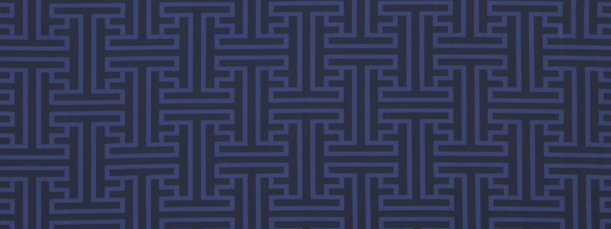GEO DAMASK | ULTRAMARINE - Upholstery - Fabric