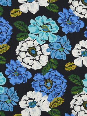 BRUSHED FLORAL | ULTRAMARINE