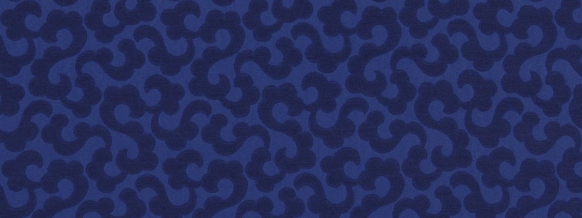 TRANQUIL FLOWER | COBALT - Upholstery - Fabric