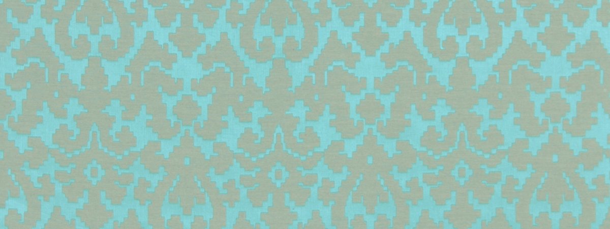 PUZZLE PLAY | TURQUOISE - Upholstery - Fabric