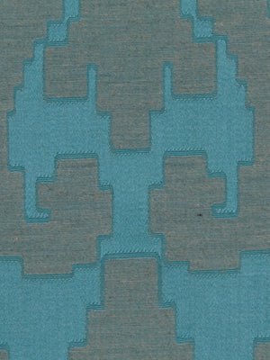 PUZZLE PLAY | TURQUOISE - Upholstery - Fabric