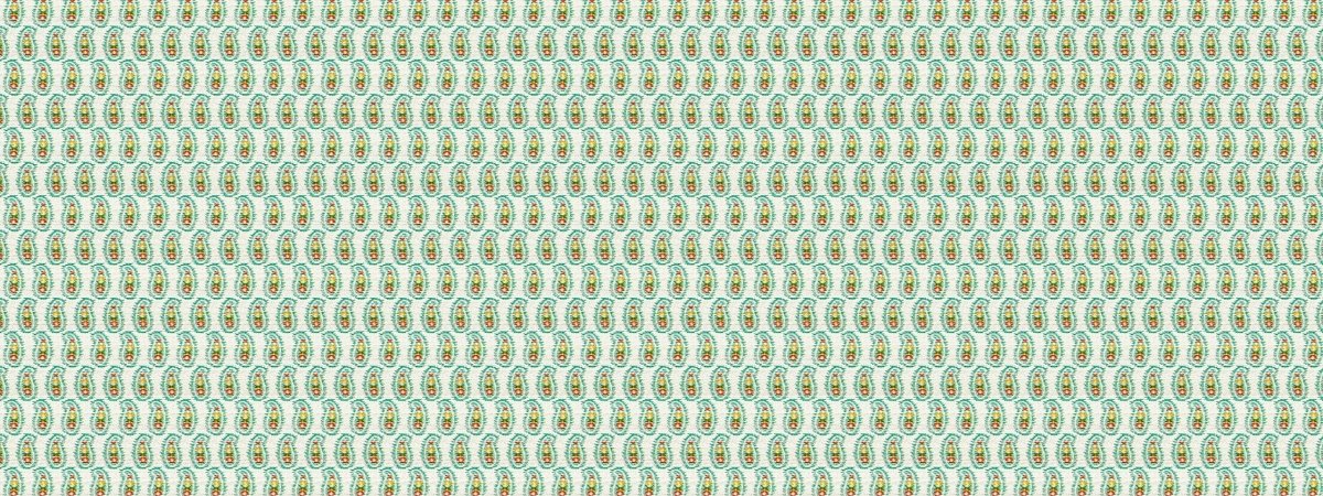 SMALL PAISLEY | VIRIDIAN - Upholstery - Fabric