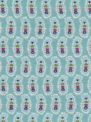 SMALL PAISLEY | TURQUOISE - Upholstery - Fabric