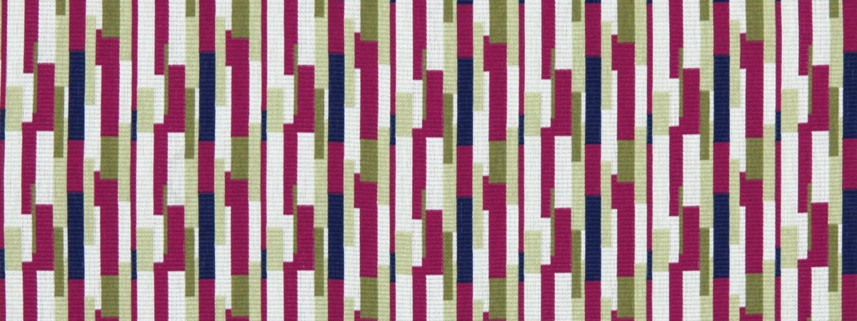 UNIQUE SHAPES | FUCHSIA - Upholstery - Fabric