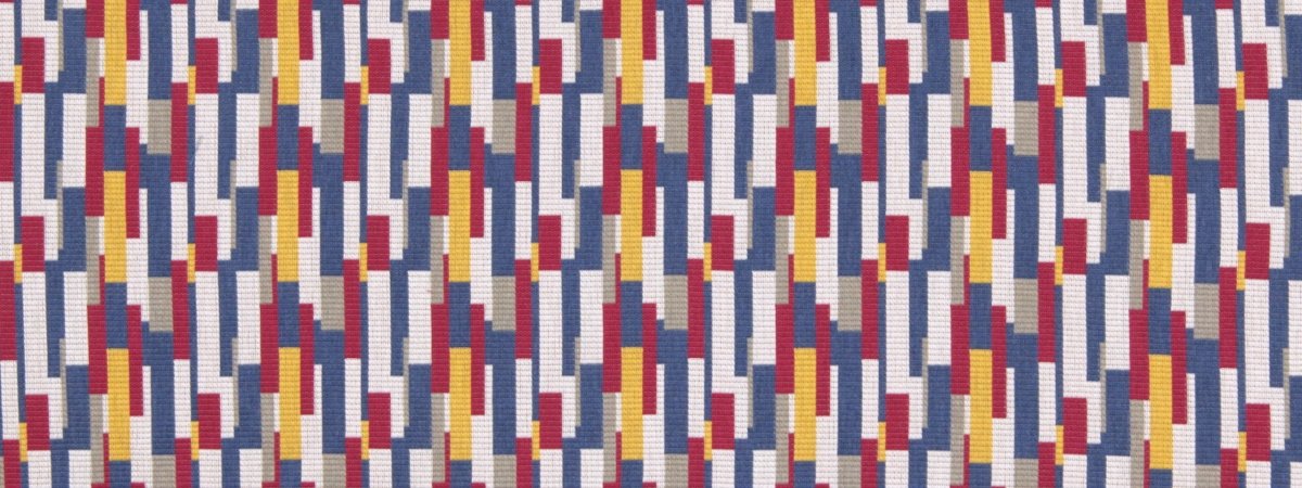 UNIQUE SHAPES | COBALT - Upholstery - Fabric