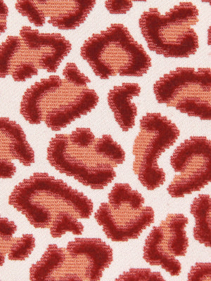 CHEETAH VELVET | CORAL