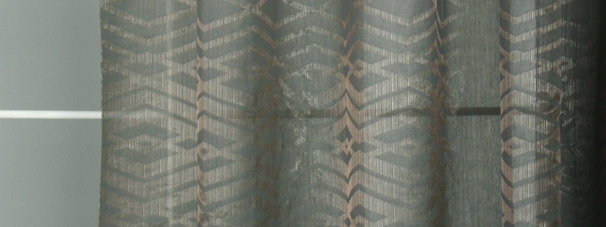 Glimmer Effect | Black Silver - Drapery - Fabric