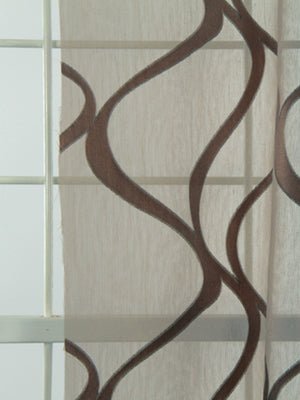 Pretty View | Cocoa - Drapery - Fabric