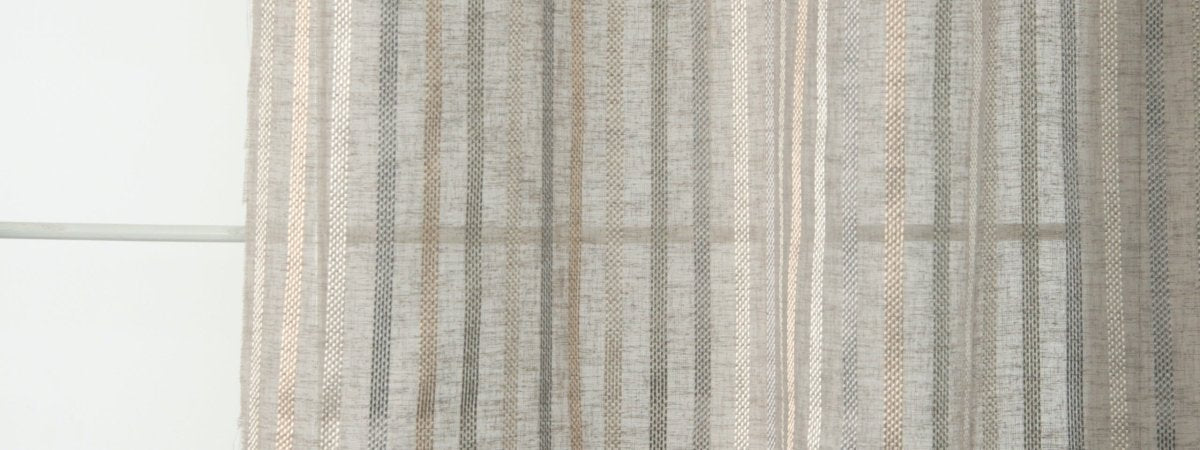 Glossy Stripes | Linen - Drapery - Fabric