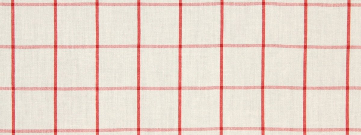 LINSEED PLAID | CORAL - Upholstery - Fabric