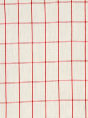 LINSEED PLAID | CORAL - Upholstery - Fabric