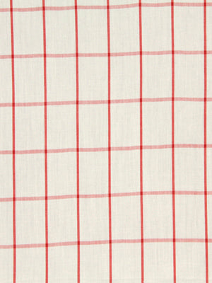 LINSEED PLAID | CORAL