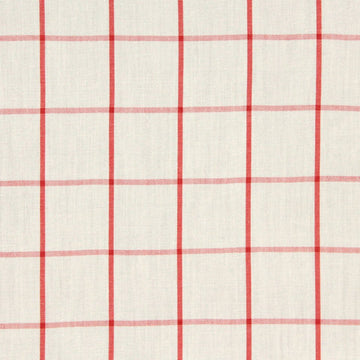LINSEED PLAID | CORAL - Upholstery - Fabric