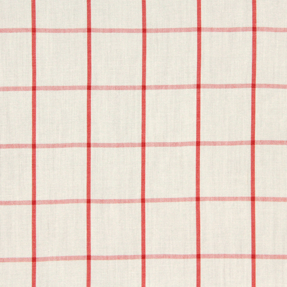 LINSEED PLAID | CORAL