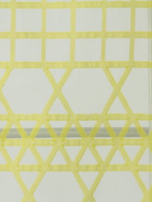 TRIANGLE GRID | CITRON - Drapery - Fabric