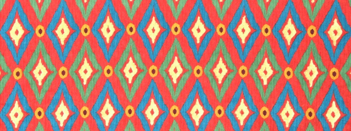 MODERN IKAT | POPPY - Upholstery - Fabric