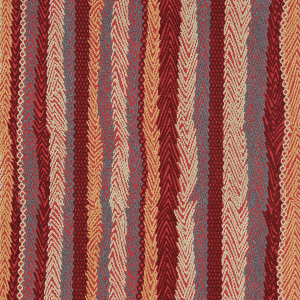 Zigzag Rows | Red Earth