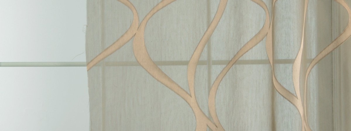 Pretty View | Taupe - Drapery - Fabric