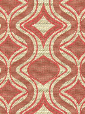 DIAMOND CURVE | TANGERINE - Upholstery - Fabric