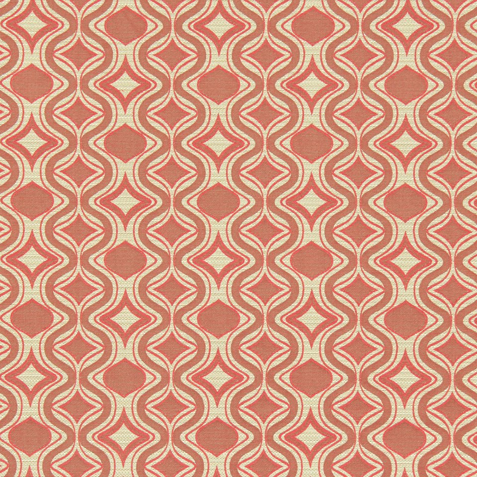 DIAMOND CURVE | TANGERINE - Upholstery - Fabric
