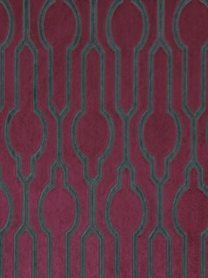 CIRCLE TRELLIS | OXBLOOD - Upholstery - Fabric