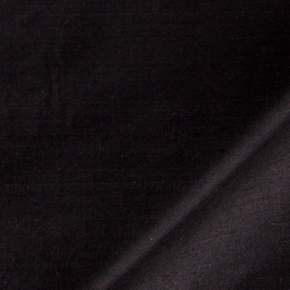 Mysore Silk | Black - Drapery - Fabric