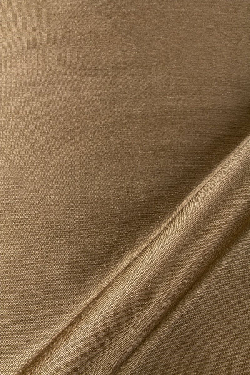 Mulberry Silk | Dark Taupe - Drapery - Fabric