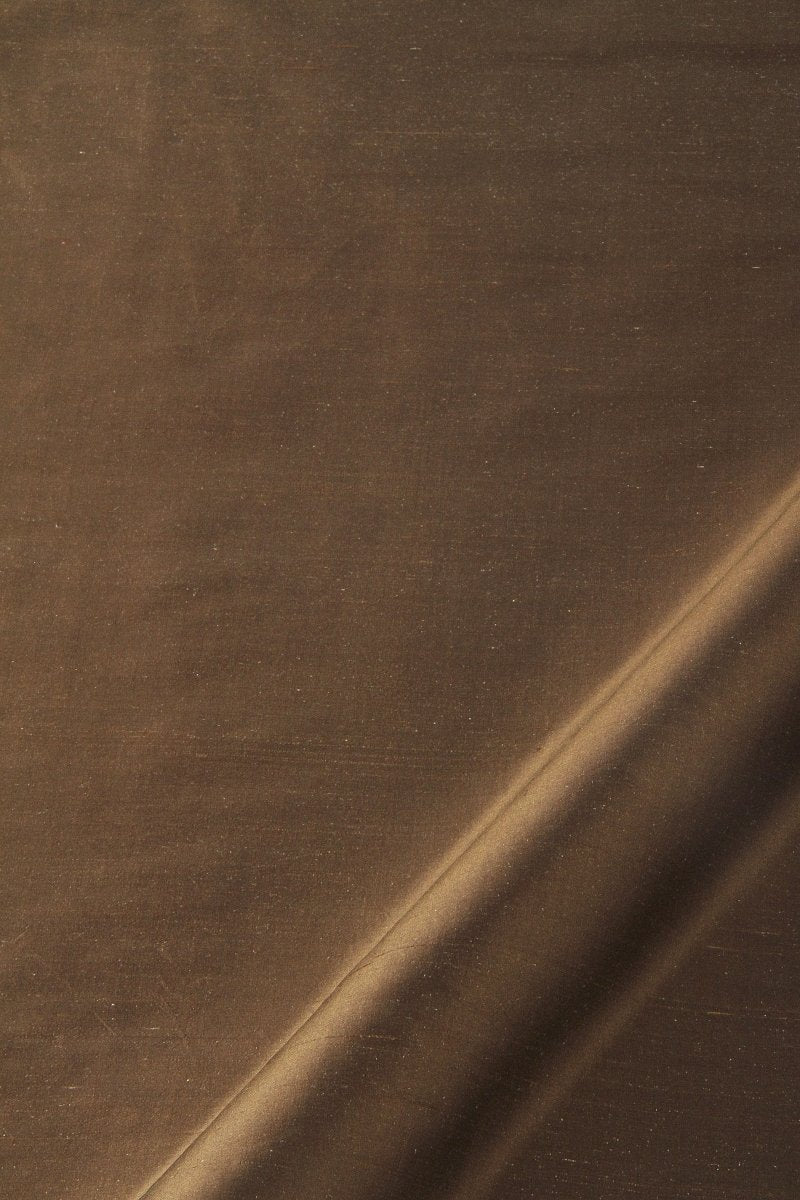 Mysore Silk | Leather Brown - Drapery - Fabric