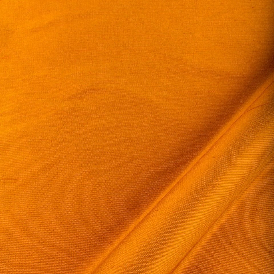 Mulberry Silk | Orange - Drapery - Fabric