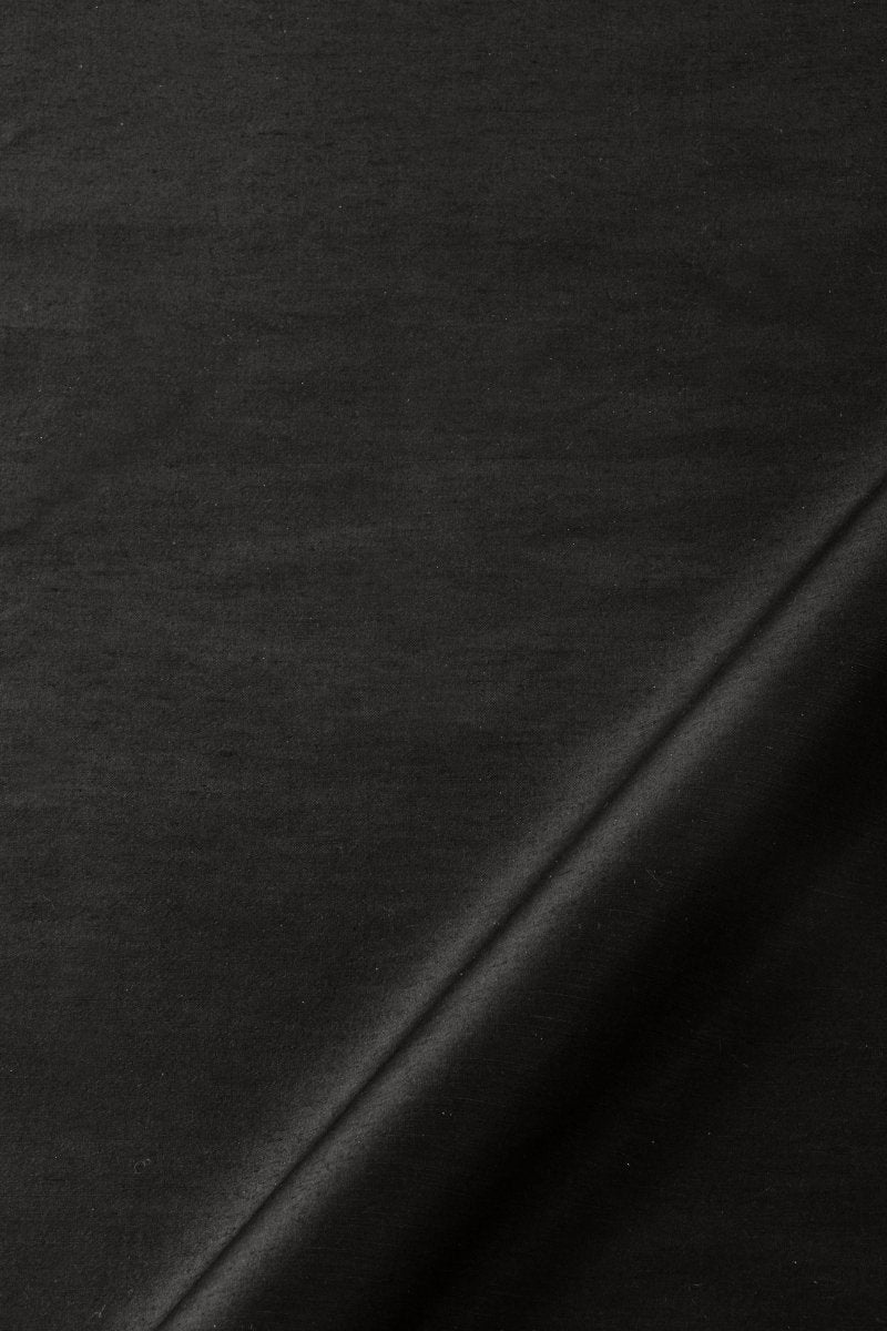 Garlyn Solid | Black - Drapery - Fabric