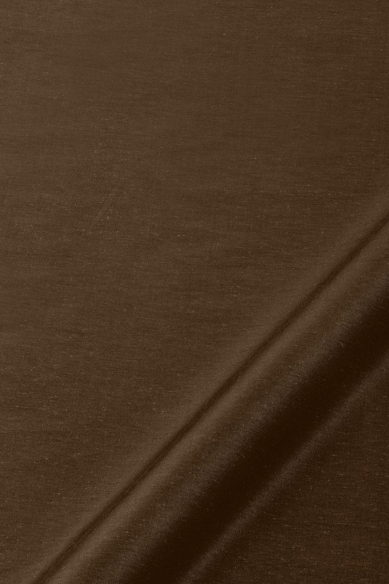Garlyn Solid | Leather Brown - Drapery - Fabric