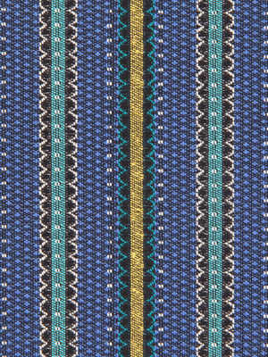 SCALLOP STRIPE | CERULEAN