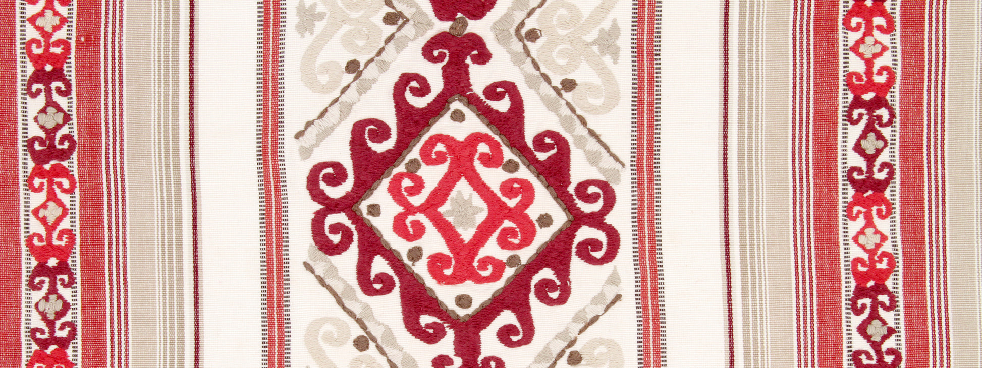 Mela Stripe | Vermillion