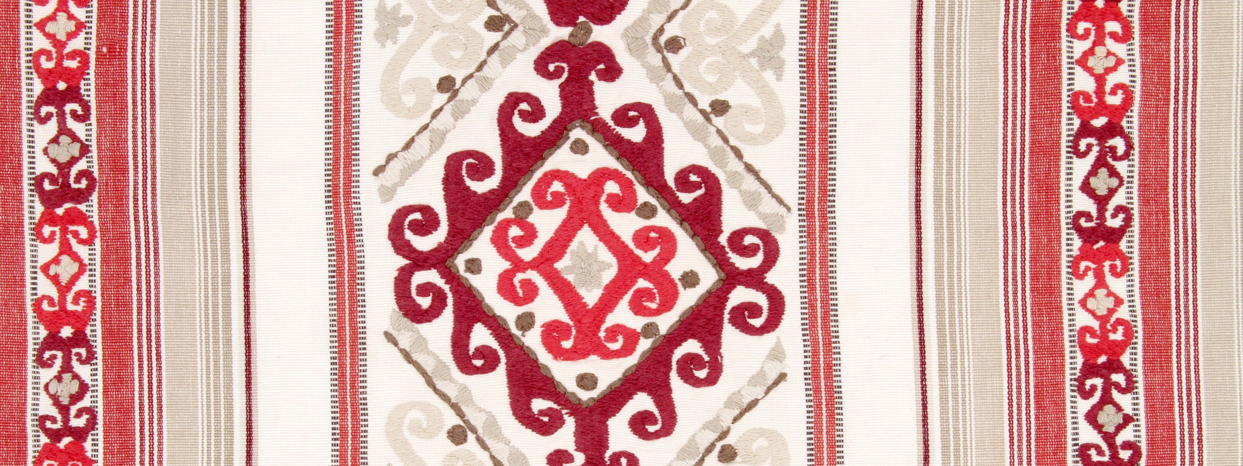 Mela Stripe | Vermillion