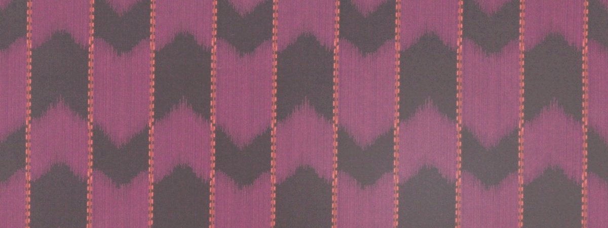 IKAT SATIN | RHUBARB - Upholstery - Fabric