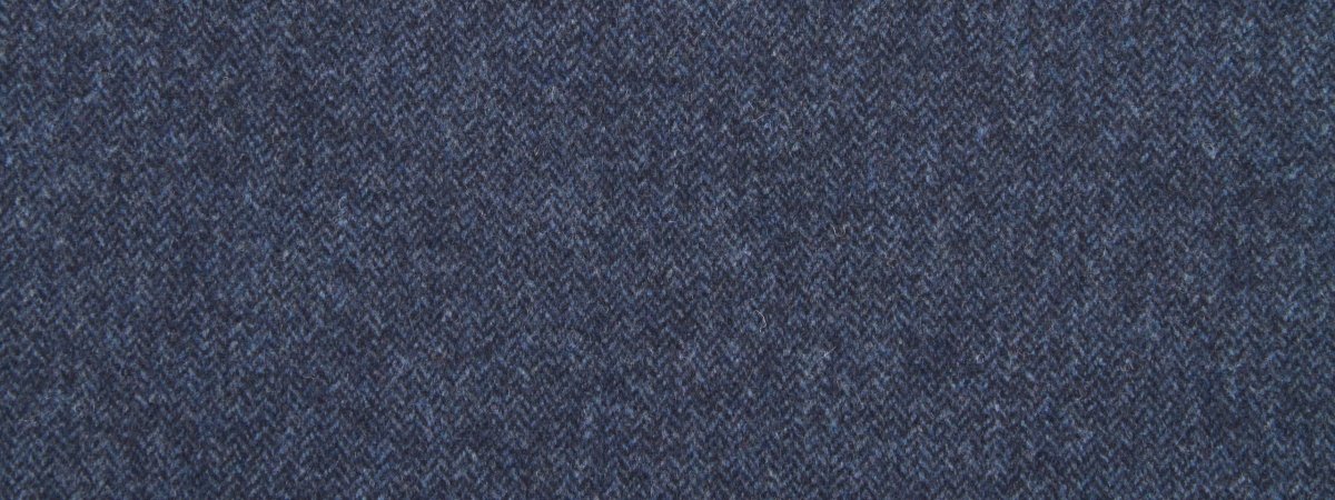 Wool Chevron | Navy Blazer - Upholstery - Fabric