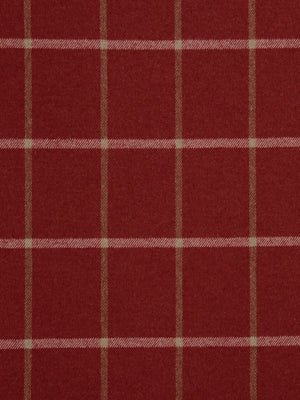 Helios Plaid | Classic Crimson - Upholstery - Fabric