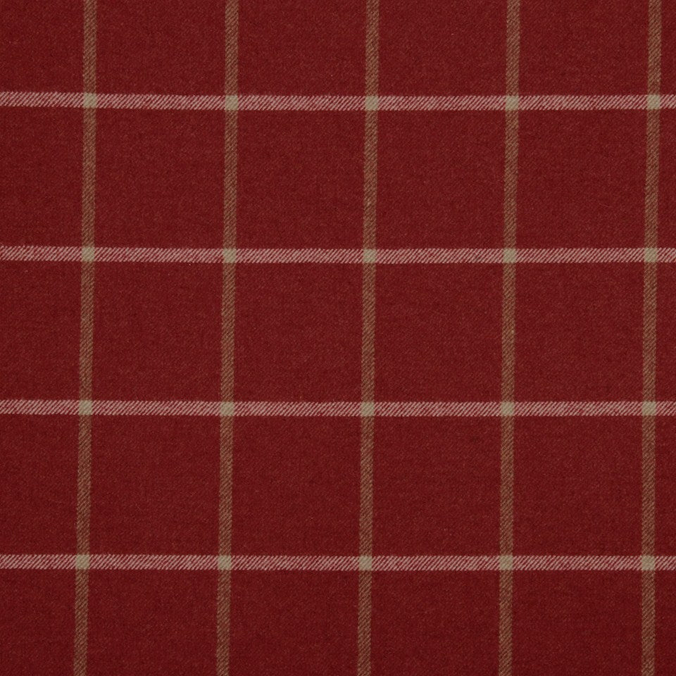 Helios Plaid | Classic Crimson