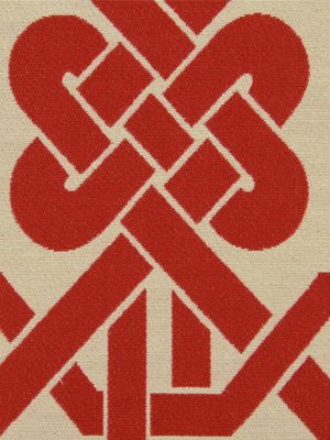TWISTED KNOT | LACQUER RED - Upholstery - Fabric