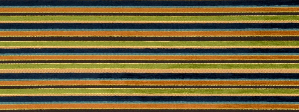 LAVISH STRIPES | MEDITERRANEAN - Upholstery - Fabric
