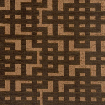 FRETWORK GRID | WALNUT - Upholstery - Fabric