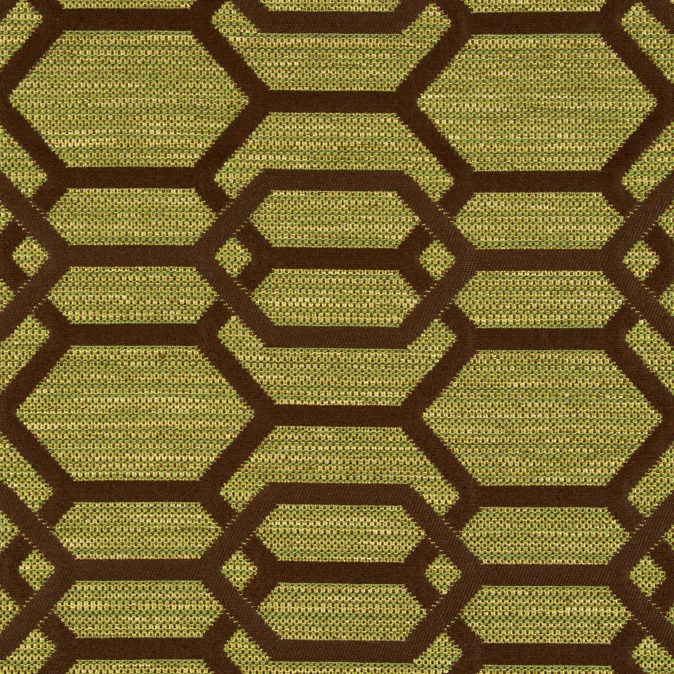 HEXAGON LINKS | LEAF - Upholstery - Fabric