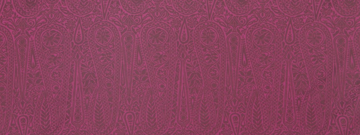SATIN PAISLEY | RHUBARB - Upholstery - Fabric