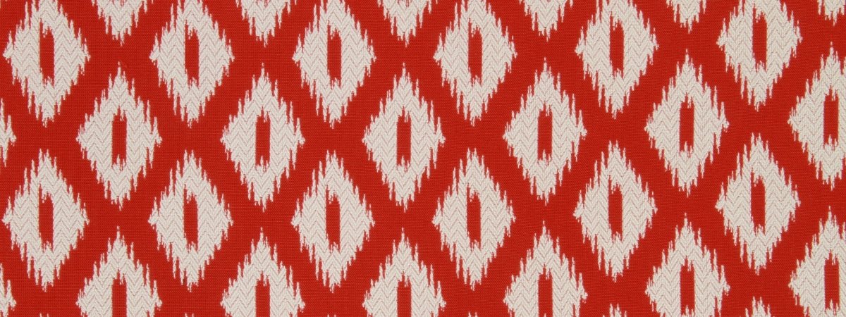 POINTED PEAKS | LACQUER RED - Upholstery - Fabric
