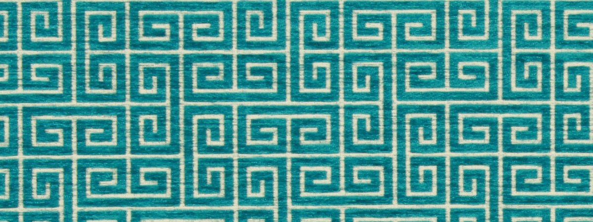 Plush Keys Bk | Turquoise - Upholstery - Fabric