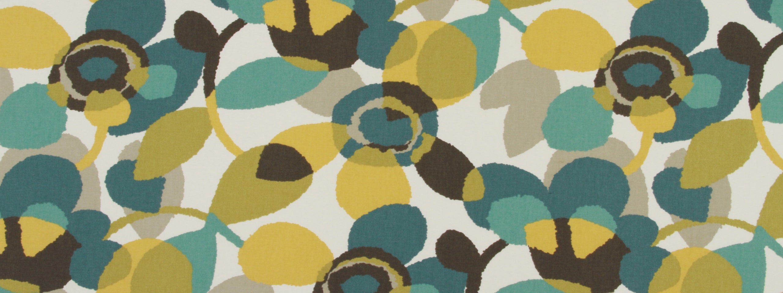 ABSTRACT FLORA | TURQUOISE