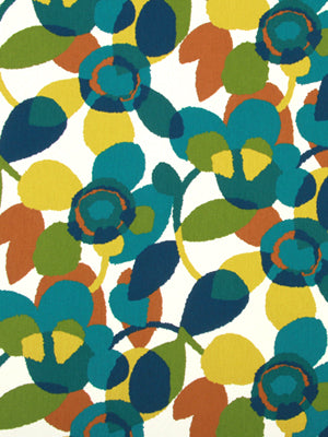 ABSTRACT FLORA | TURQUOISE
